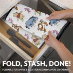 Disney Dish Drying Mats for Kitchen Counter (2 Pack) – 16" x 18" Absorbent Kitchen Drying Mats for Dishes – Mickey & Minnie, Winnie the Pooh, & Stitch Dish Mats