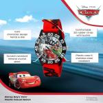 Disney Lightning McQueen Watch for Boys – Cars Analog Watch for Kids 3-5, Toddler Cars Watches with Red 3D Strap & Black Bezel, Perfect Lightning McQueen Gift Boys, Fun and Stylish Timepiece Fans
