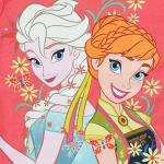 Disney Frozen Little Girls T-Shirt Pack, Off White/Turq/Coral