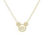 Marsgoo Mouse Necklaces for Women (Crystal)