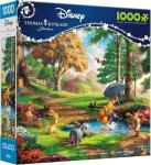 Ceaco - Puzzles for Adults 1000 Pieces Thomas Kinkade Disney Winnie The Pooh Jigsaw, Made in USA, Premium Recycled Board