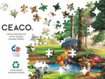 Ceaco - Puzzles for Adults 1000 Pieces Thomas Kinkade Disney Winnie The Pooh Jigsaw, Made in USA, Premium Recycled Board
