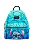 Disney Lilo & Stitch Blue Tropical Leaves Mini Backpack BLACK NONE