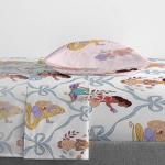 Jay Franco Kids Sheet Set with Fitted, Flat Sheets & Pillow Cover - Ultra-Soft Bedding with Pillowcase for Room Decor, White – Disney Princess, 3 Piece Twin