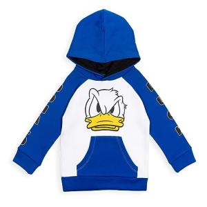 Disney Mickey Mouse Donald Duck Toddler Boys Fleece Hoodie Blue/White 4T