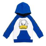 Disney Mickey Mouse Donald Duck Toddler Boys Fleece Hoodie Blue/White 4T