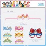 Hupalun 16Pcs Disne Princess Party Set, Party Decorative Glasses, Cosplay Decorative Glasses, Suitable for Witch Princess Group Birthday Parties, Children's Birthday Party Gifts