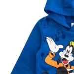 Disney Mickey Mouse, Goofy and Donald Duck Boys Pullover Hoodie for Toddler, Little and Big Kids Blue
