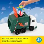 Fisher-Price Imaginext Disney Pixar Toy Story Garbage Truck with 3-inch Buzz Lightyear, Woody & Lotso Action Figures, Alien Friend & Toy Vehicle (Amazon Exclusive)