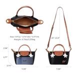 MINISO Disney Mickey Mouse Small Crossbody Bag, Handbags Purses with Adjustable Strap for Women, Ladies Shoulder Totes Bag with Zipper Pockets for Phone Wallet Keys