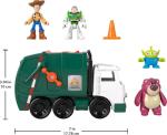 Fisher-Price Imaginext Disney Pixar Toy Story Garbage Truck with 3-inch Buzz Lightyear, Woody & Lotso Action Figures, Alien Friend & Toy Vehicle (Amazon Exclusive)