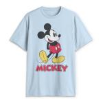 Men's Mickey & Friends Mickey Stance T-Shirt - Light Blue: Classic - X Large