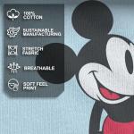 Men's Mickey & Friends Mickey Stance T-Shirt - Light Blue: Classic - X Large