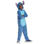 Disney Stitch Costume for Kids, Official Lilo and Stitch Hooded Jumpsuit Outfit, Child Size (10-12)