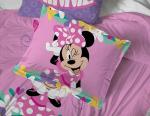 Jay Franco Kids Comforter Set Includes Sheets and Pillow Covers - Soft and Cozy Bed Set for Stylish Room Decor, Pink - Minnie Mouse 02, 5 Piece Twin Size Bedding