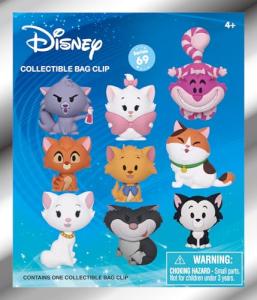 Disney Cats Series 1 – 5" Collectible Bag Clip – Blind Bag (ONE Random Figure) Character Keychain/Backpack Accessory | Official Licensed Merchandise