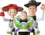 Disney Princess Pixar Toy Story Action Figure 3 Pack, Bright Woody Buzz Lightyear & Jessie, Black Tie Hollywood Stars, 7 Inch Posable Scale Toys