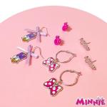 LUV HER Disney Hypoallergenic Earrings for Girls - 2 Stud & 2 Fishhook Drop Earrings with Charms, One Size Fits All, Fun Accessories for Girls Ages 4+