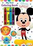 Disney Baby 48-Page My First Coloring Book with 4 Jumbo Crayons 50924
