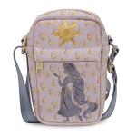 Disney Bag, Crossbody, Tangled Rapunzel Pose Silhouette and Sun, Vegan Leather