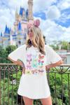 Magical Shirts Women Oversized Magical Princess Bow Shirt Cute Ribbons and Bows Graphic Tees Family Holiday Short Sleeve Tops