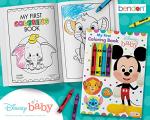 Disney Baby 48-Page My First Coloring Book with 4 Jumbo Crayons 50924