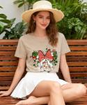 Magical Animal Kingdom Christmas Tee for Women