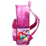 Disney Princesss Backpack for Girls - Bundle with 17" Backpack with Adjustable Shoulder Straps Featuring Belle, Cinderella, More Plus Stickers | Disney Princess Bag for Kids