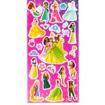 Disney Princesss Backpack for Girls - Bundle with 17" Backpack with Adjustable Shoulder Straps Featuring Belle, Cinderella, More Plus Stickers | Disney Princess Bag for Kids