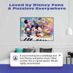 Buffalo Games Silver Select Mickey’s Music Jigsaw Puzzle, 500 Piece Puzzle for Adults, Mickey Mouse Disney Art, Premium Giftable Box
