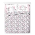 Jay Franco Kids Comforter Set Includes Sheets and Pillow Covers - Soft and Cozy Bed Set for Stylish Room Decor, Pink - Disney Princess, 7 Piece Queen Bedding