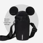 Minnie Mouse Water Bottle Sling Bag - Black