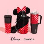 Minnie Mouse Water Bottle Sling Bag - Black
