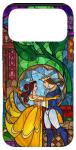 Disney Beauty and The Beast Belle and Prince Stained Glass Case for iPhone 17 Pro Max