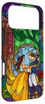 Disney Beauty and The Beast Belle and Prince Stained Glass Case for iPhone 17 Pro Max