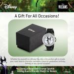 Disney Adult Enamel Sparkle Analog Quartz Bracelet Watch