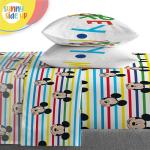 Sunny Side Up Disney Mickey Mouse Full Comforter Set - 7 Piece Kids Bedding Includes Comforter, Sheets & Pillow Cover - Super Soft Microfiber Bed Set