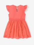 Disney Princess Moana Toddler Girl Romper With Tulle Skirt Overlay Orange Charater Print Ruffle Sleeve Tie Waist Bow Birthday Summer Jumpsuit 5-6Y