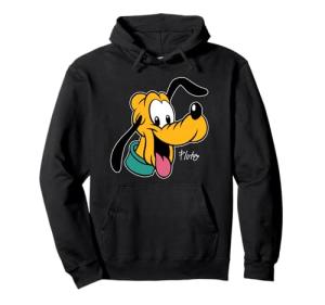 Disney Pluto Big Face Retro Character Trip Matching Pullover Hoodie