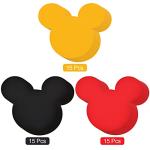 45 Pcs Mouse Cutouts Silhouette Mouse Birthday Paper Decorations for Theme Party Supplies School Bulletin Board Craft Home Wall Decor
