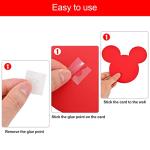 45 Pcs Mouse Cutouts Silhouette Mouse Birthday Paper Decorations for Theme Party Supplies School Bulletin Board Craft Home Wall Decor