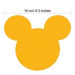 45 Pcs Mouse Cutouts Silhouette Mouse Birthday Paper Decorations for Theme Party Supplies School Bulletin Board Craft Home Wall Decor