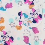 Amazon Essentials Disney | Marvel | Star Wars | Frozen | Princess Girls' Short-Sleeve T-Shirts, Pack of 4, Minnie/Beach, Large