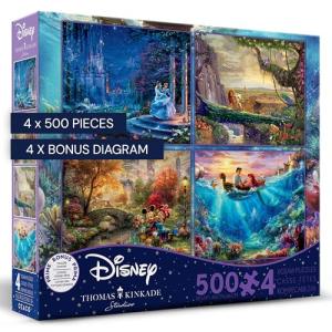 Disney Dreams 4 in 1 Jigsaw Puzzle Set