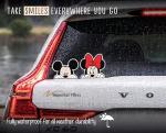 Peeking Mickey Mouse Vinyl Decals – Pack of 2