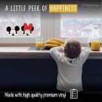 Peeking Mickey Mouse Vinyl Decals – Pack of 2