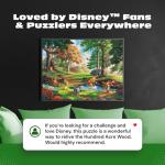 Ceaco - Puzzles for Adults 1000 Pieces Thomas Kinkade Disney Winnie The Pooh Jigsaw, Made in USA, Premium Recycled Board