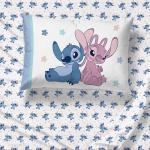 Jay Franco Disney Lilo and Stitch Twin Size Comforter Set - 4 Piece Bedding Includes Sheet Set, Pillow Covers & Bonus Duffle Bag - Super Soft Kids Bedding