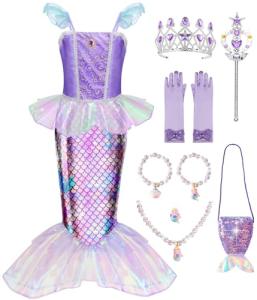 Little Mermaid Dress Up Costume for Girls