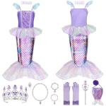 Little Mermaid Dress Up Costume for Girls